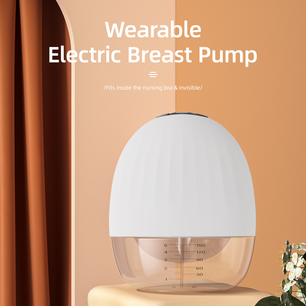 Electric Breast Pump, Powerful and Painless Breast Milk Extractor, Rechargeable, Wireless, Portable, Postpartum Dual Suction, Portable Suction Device