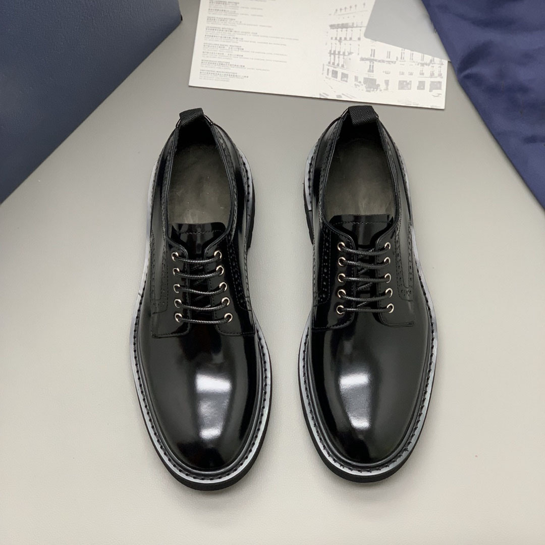 Herren Freizeitschuhe Aus Echtleder Formelle Lederschuhe_voghion.com