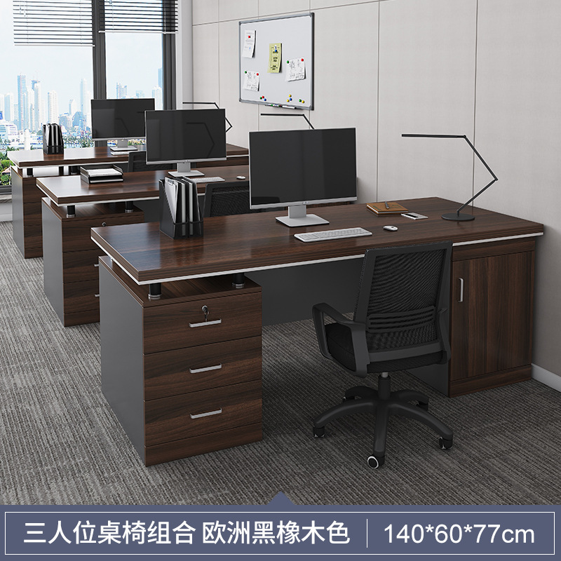 Mesa y silla de personal personal personal mesa de oficina de finanzas mesa de personal mesa de jefe mesa de escritorio doméstico mesa de ordenador