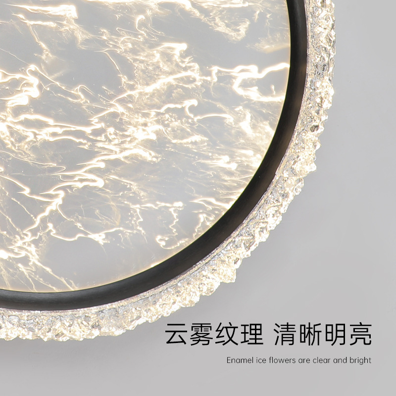 Lámpara de dormitorio minimalista, dormitorio principal, sensación simple y moderna, lujo ligero, 2025, nueva lámpara de techo LED, lámpara italiana para habitación