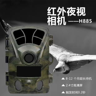 Cross-border hot sale 2.4-inch screen HD hunting camera 120-degree PIR induction wild animal outdoor hunting camera
