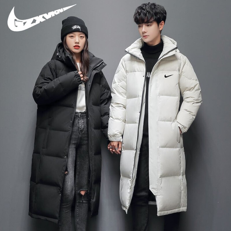 Men's Clothing 2025 Winter Mid-Length Down Jacket for Men and Couples, Casual Long Over-the-Knee Duck Down Thickened Warm Coat for Women Men's Clothing 2025 Winter Mid-Length Down Jacket for Men and Couples, Casual Long Over-the-Knee Duck Down Thickened Warm Coat for Women