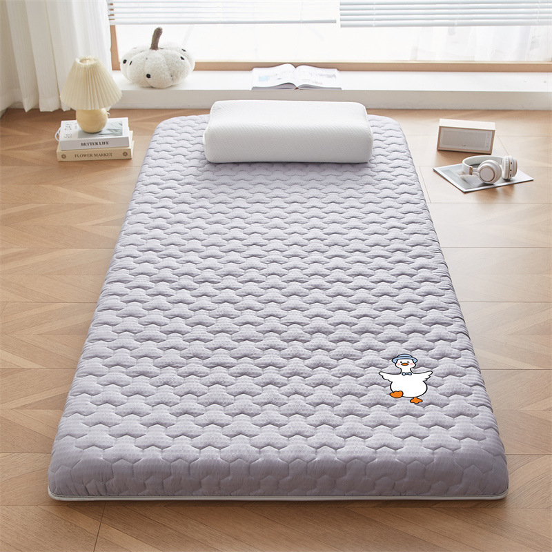 Bubble Cotton Soybean Fiber Floor Mattress for Student Dormitories, Four-Layer Composite Mattress, Soft and Non-Slip, Customizable