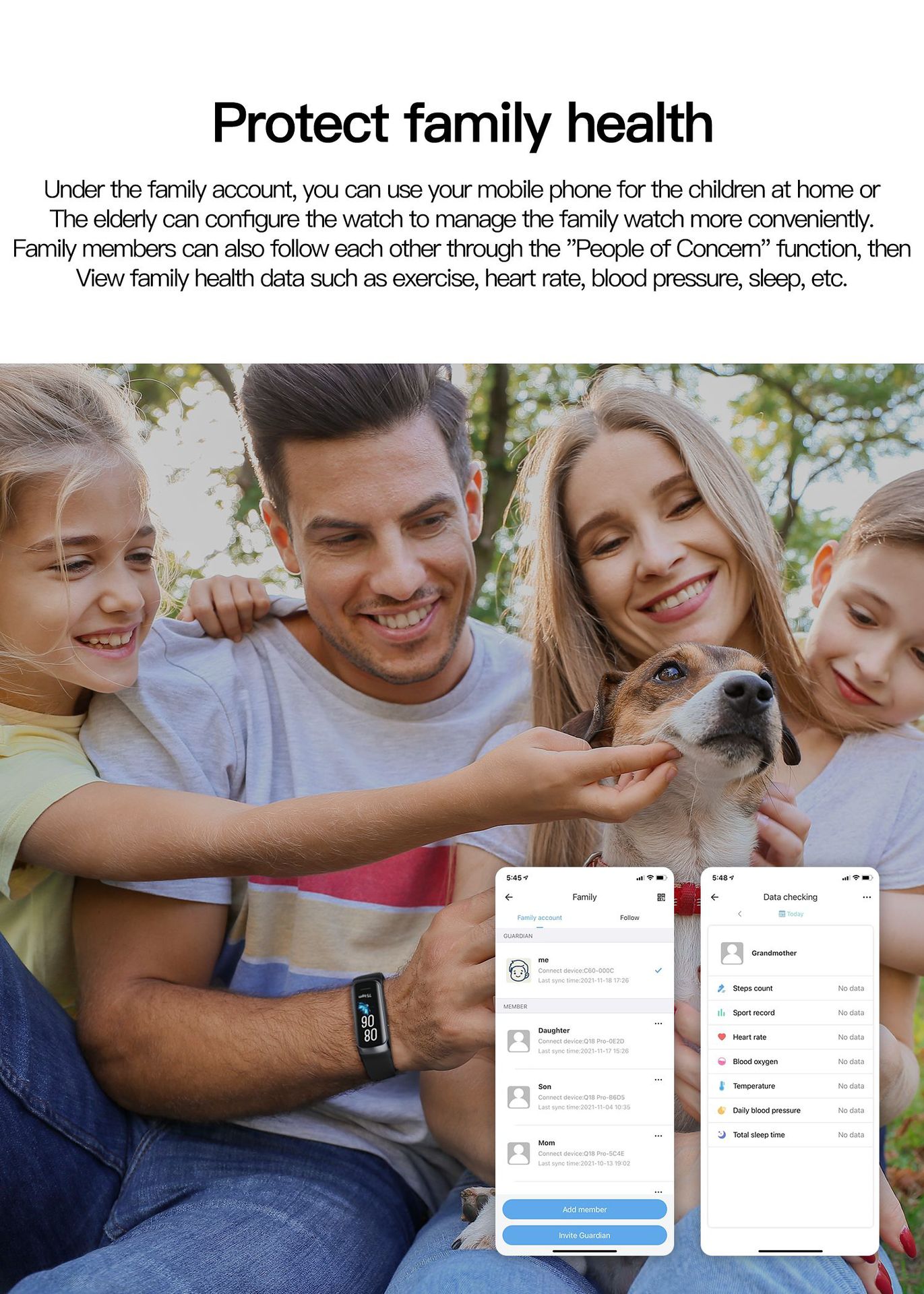 Cross-border C60 smart bracelet 1.1 "AMOLED HD temperature heart rate blood pressure blood oxygen measurement sports watch undefined