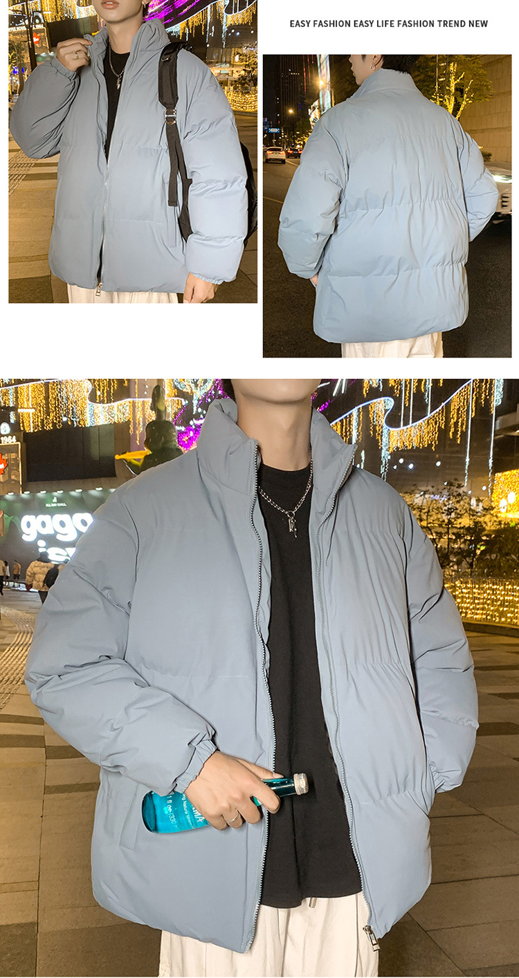 Men's Down Jacket Winter Thick Bread Style Loose Fitting Trendy_voghion.com