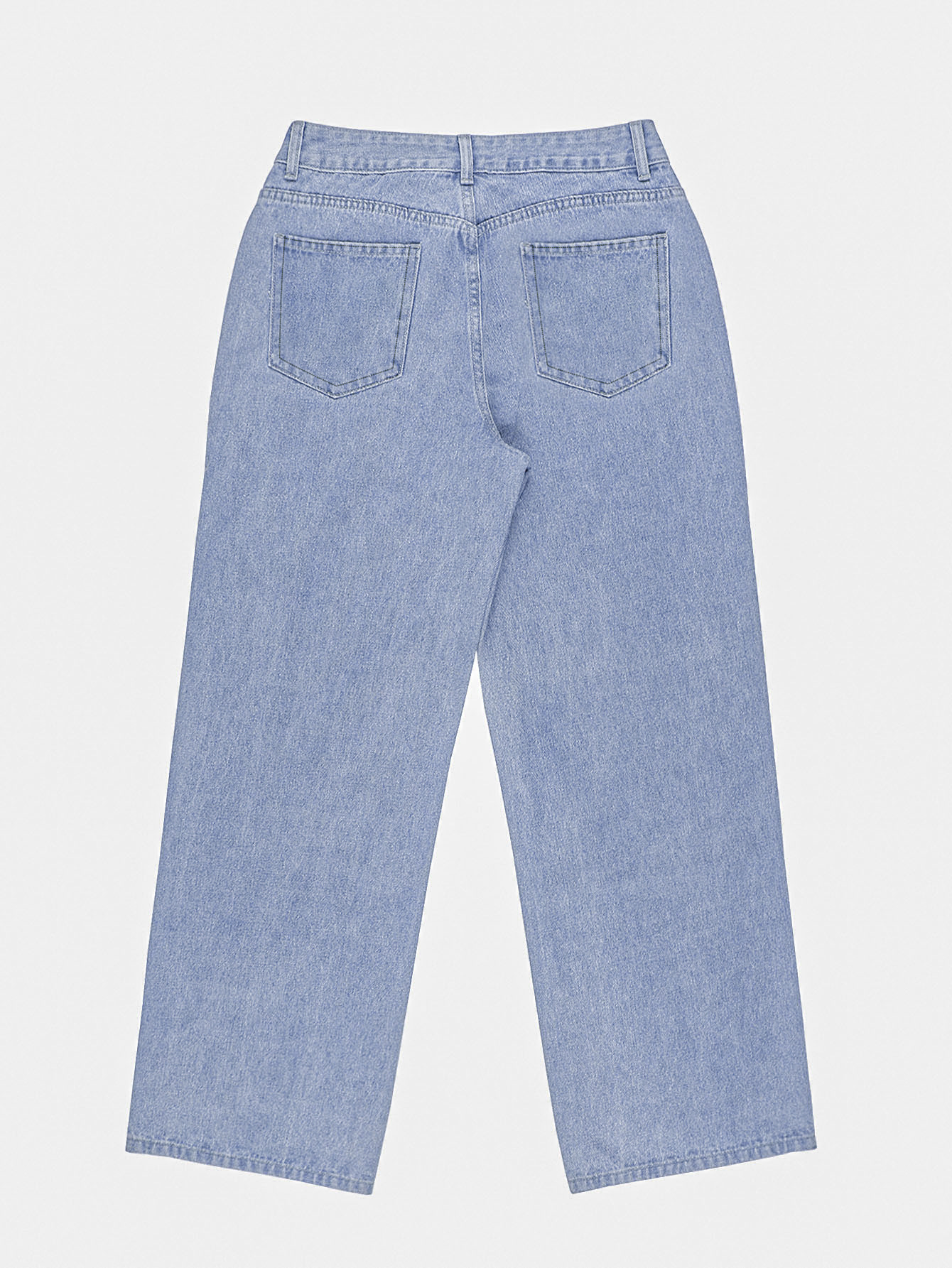 Women's Clothing High Waisted, Bow Tie Patchwork Wide Leg Jeans For Women, Y2K Style, Loose Fit._ecoleips.com