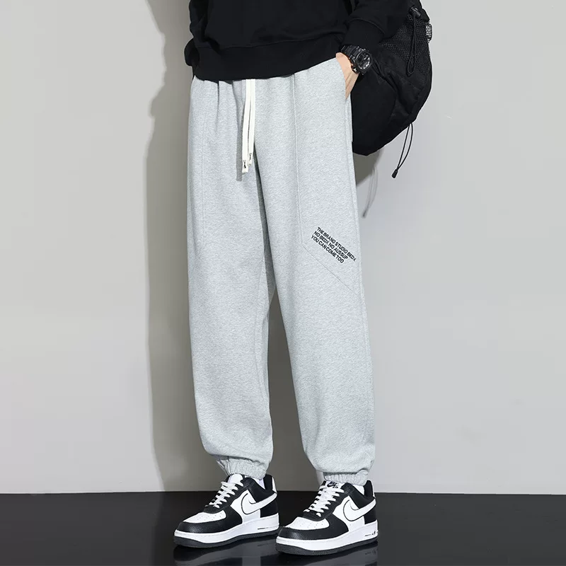 Autumn trousers for leisure, plus size