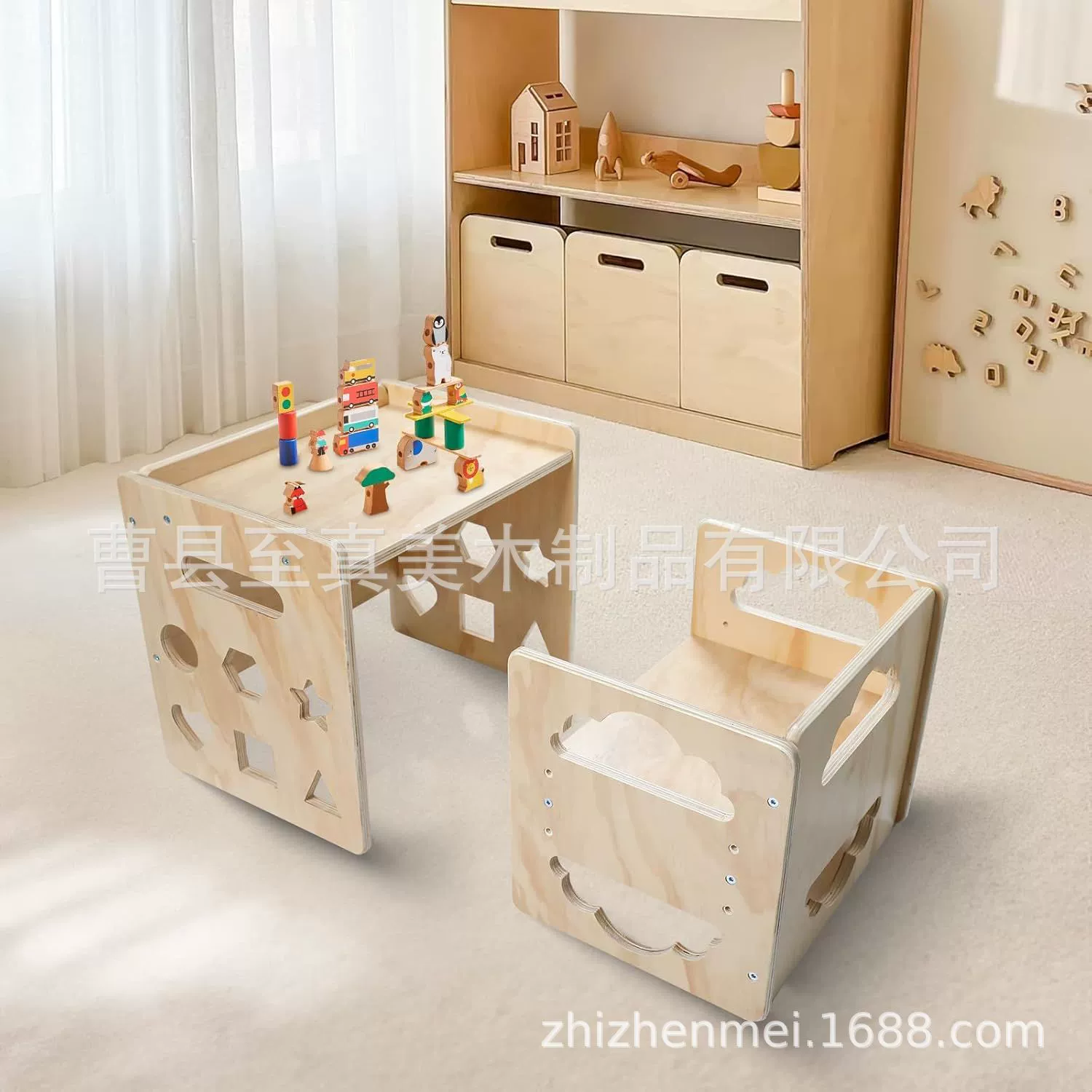 Деревянный детский стол отлучения от груди Домашние деревянные детские столы и стулья набор столов и стульев лестницы деревянный детский обеденный стол