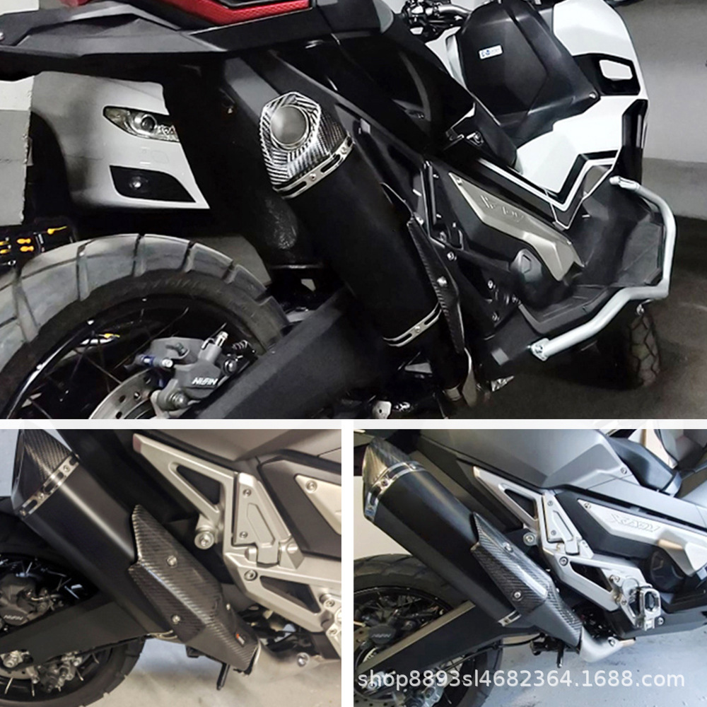 Motorcycle modified exhaust pipe is suitable for X-ADV750 titanium alloy tail section special car 17-21 years