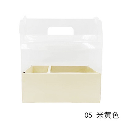 Oferta especial: Caja de regalo de flores para el Festival del Medio Otoño, caja de flores plegable de PVC transparente, cesta de regalo de flores, caja para pastel de flores, popular en línea