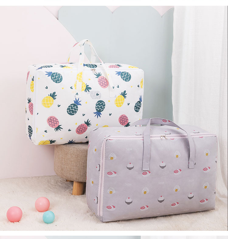 Home Seasonal Quilt Bag Cloakroom Cupboard Clothes Storage Bag Clothes Quilt Breathable Finishing Bagpicture4