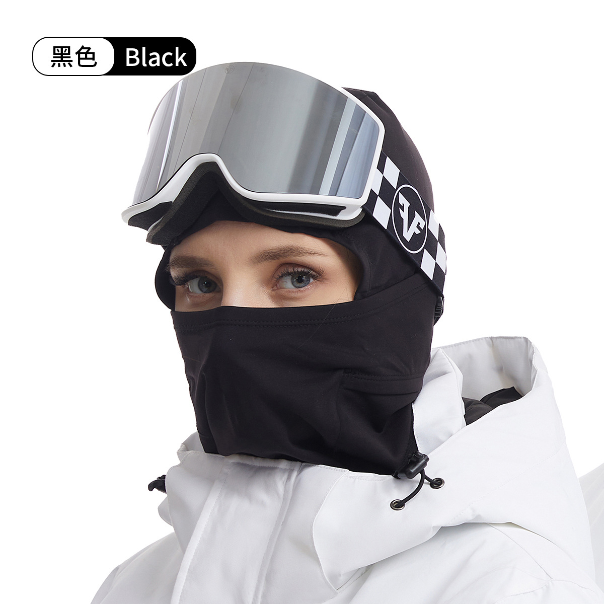 Máscaras de esquí de ciclismo cercanas auriculares de escucha más vello a prueba de viento protector facial frío y cálido al aire libre para hombres y mujeres cubiertas de cabeza al por mayor