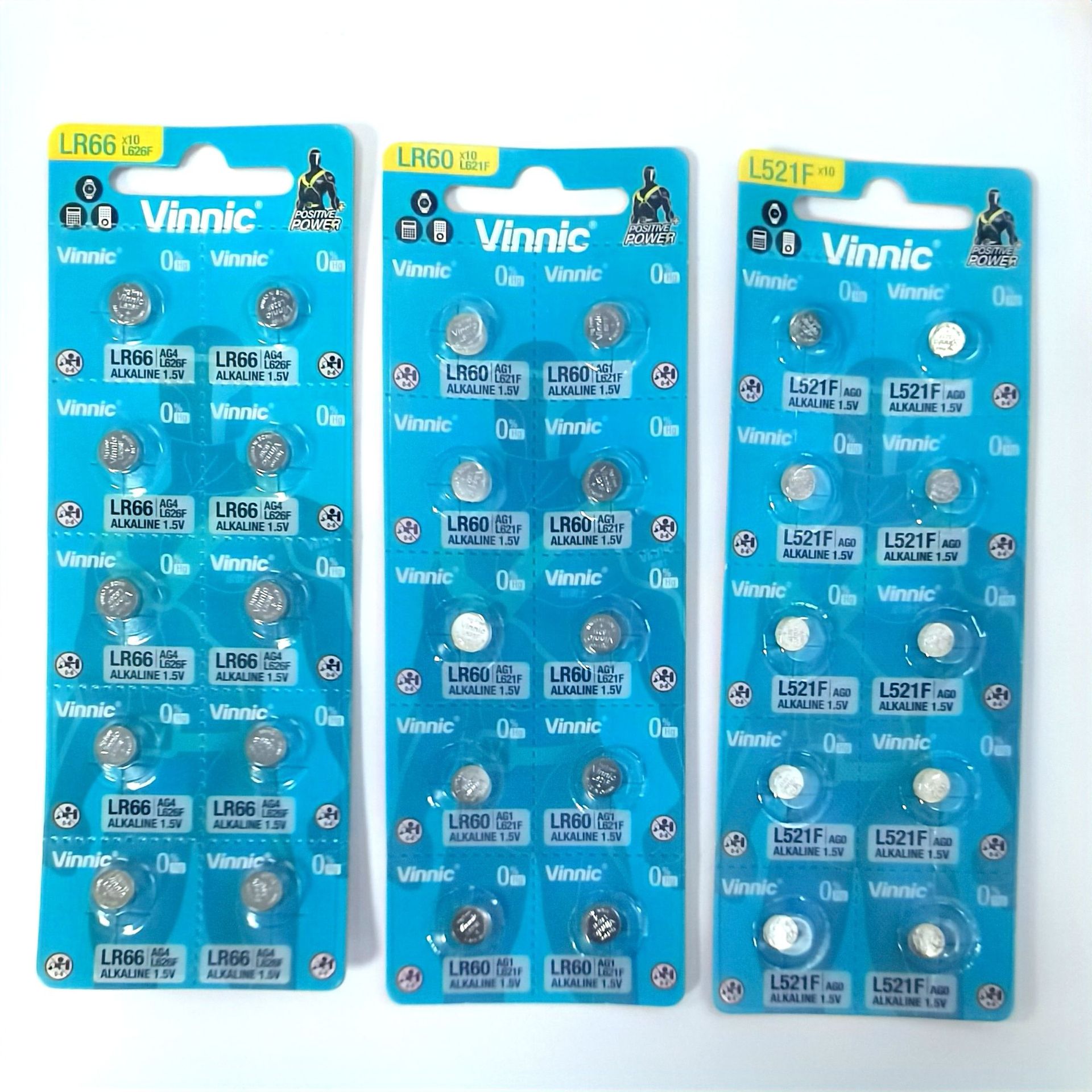 VINNIC松柏626  L721F AG11 SR721SW 362体温计电子手表1.5V碱性