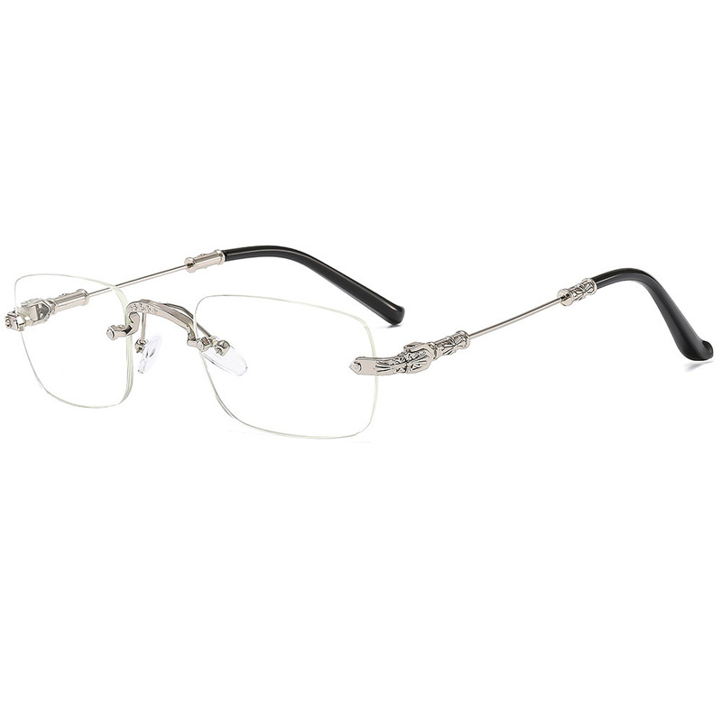 ファッションの新しいフレームのレトロな女性の老眼鏡の青い光の高精細なファッションのダイヤモンドの縁を切ってフレームの老眼鏡がありません。|undefined