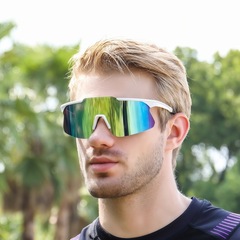 2025 新しいクロスボーダー男性と女性の同じスタイルの防風サイクリングメガネ 9328 サングラス卸売ファッションアウトドアスポーツ太陽