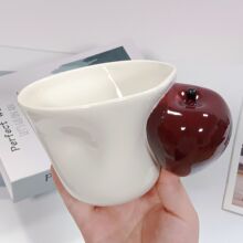 苹果香蕉杯子蕉个苹友陶瓷马克杯咖啡杯生日情侣对杯礼物商业礼品