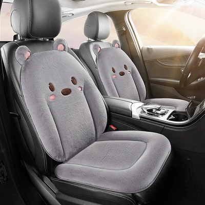 Rabbit Plush Warm — Universal Seat cushion, seat cover