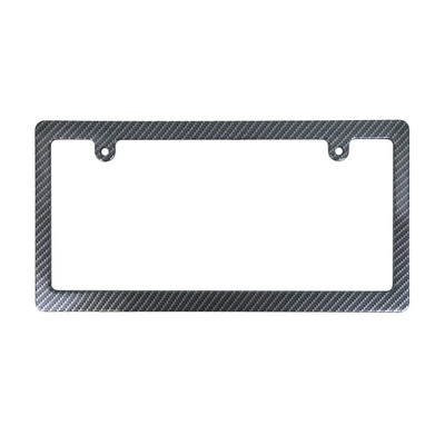 Development Cross-Border License Plate Frame Stainless — License plate holder/license plate holder - narrow-edge-carbon-pattern
