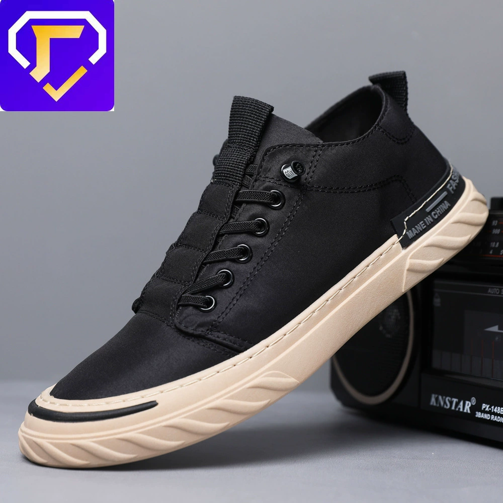 Новая модная обувь холст мужская летняя мужская обувь дышащая шелковая ткань повседневная старая пекинская обувь корейская версия студенческой доски