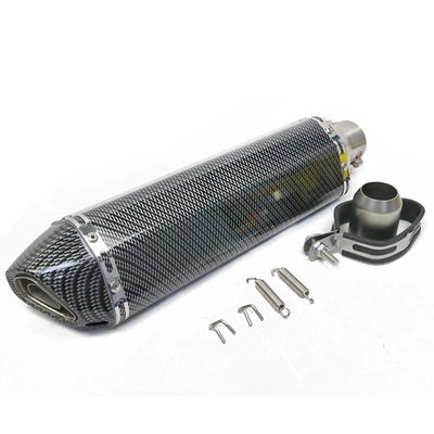Motorcycle Modified Long Small Exhaust pipe - extended-small-hexagonal-full-large-flower