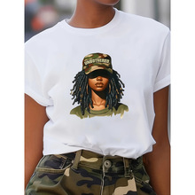 V 66219 Printed Casual Women's Tee ӡ������Ů����羳��