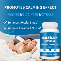 Triple magnesium complex 300mg、veggie capsuleマグネシウムカプセルクロスボーダー外国貿易