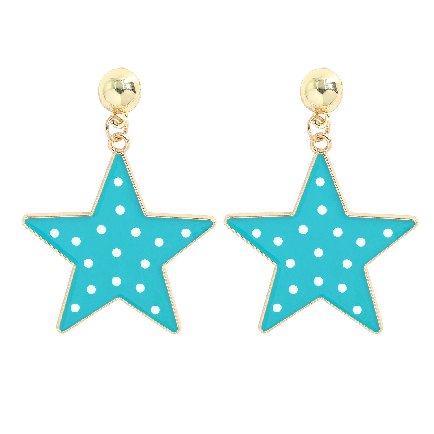 Fashion Five-pointed Star Pendant Earring display picture 17