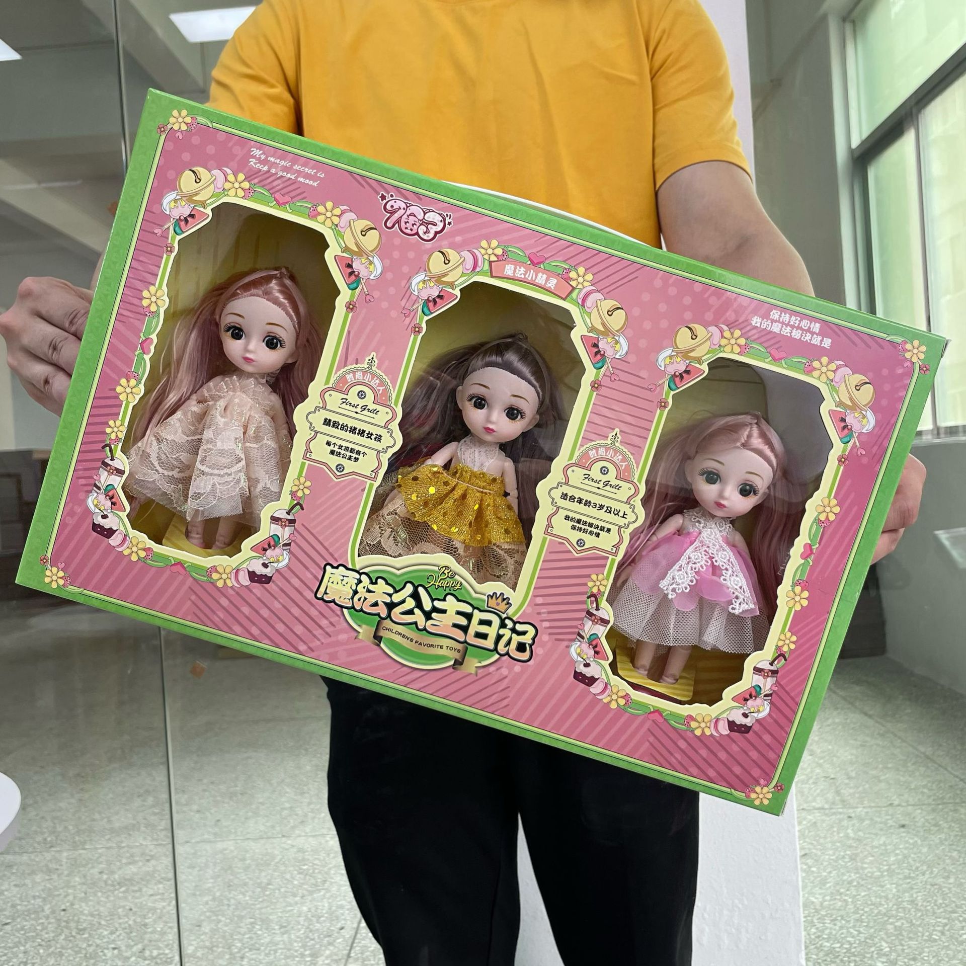 Lindo PRINCESA DE LOS NIÑOS Barbie juguete moda exquisito vestido muñeca jugar casa regalo cumpleaños