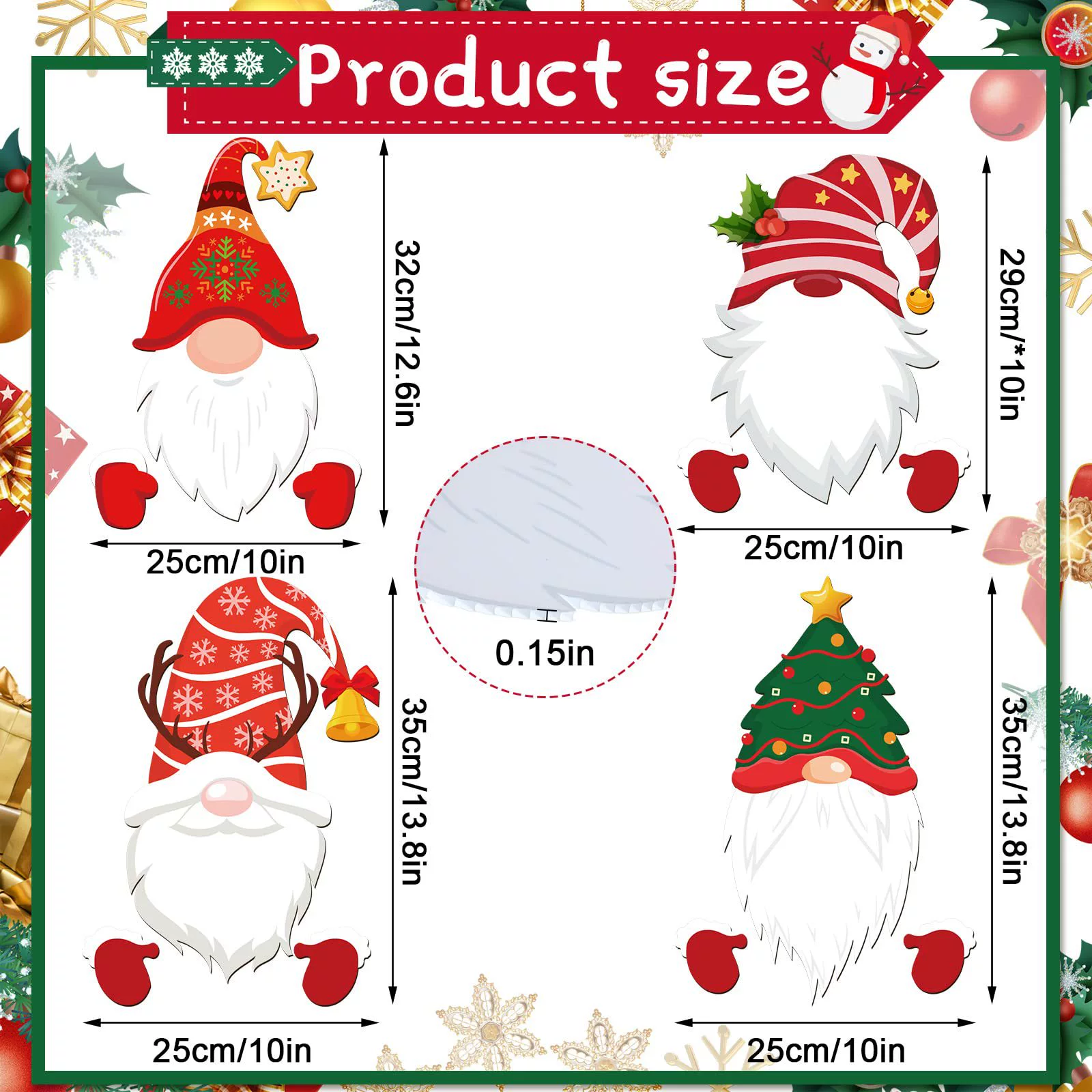 Christmas travel decorations for gazebo, (Cross-border trading)