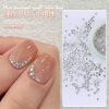 Mixed materials set for manicure, small advanced jewelry for nails, new collection, internet celebrity, high-quality style