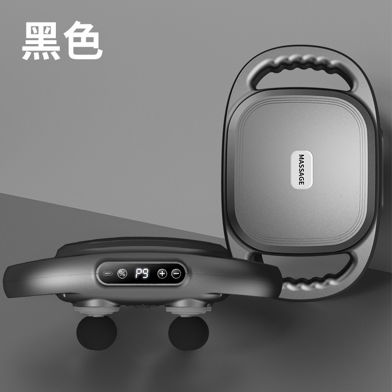 大力度筋膜肌肉按摩器手持强劲自动深度放松六头筋膜枪|undefined