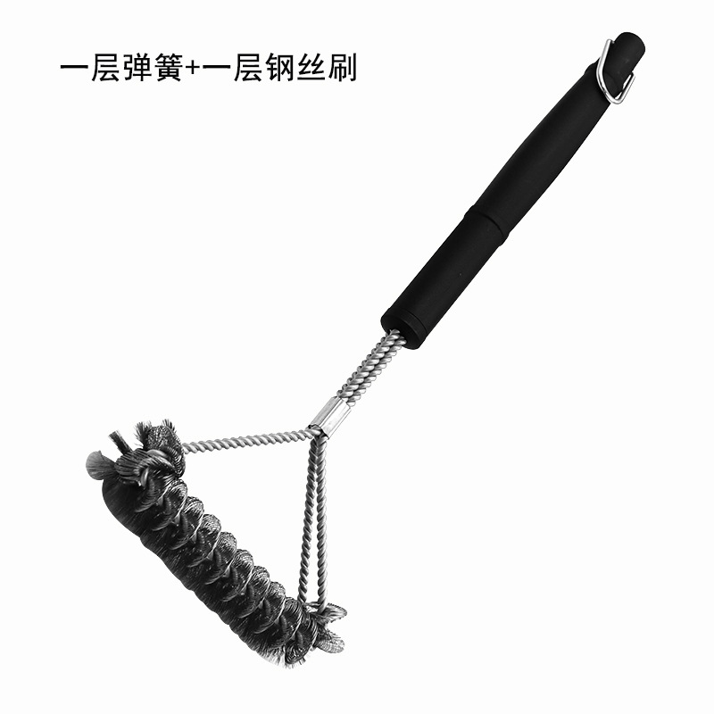 BBQ red de barbacoa transfronteriza cepillo de limpieza cepillo de alambre de acero inoxidable limpieza parrilla de barbacoa cepillo de acero herramienta de barbacoa