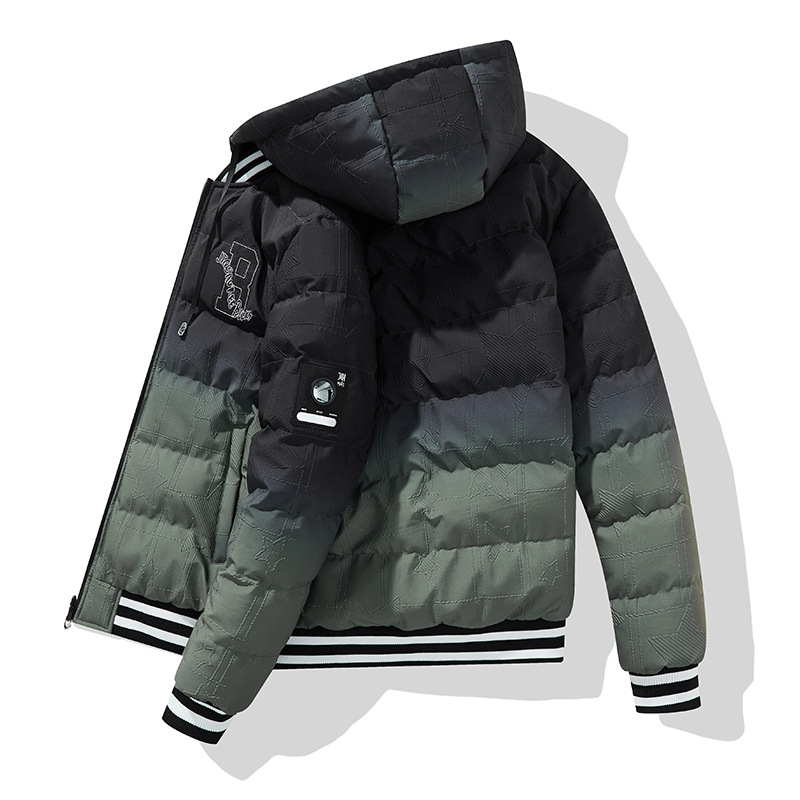 2023 nuevo abrigo de algodón hombre invierno joven engrosado algodón con capuzas tendencia casual abrigo de chaqueta suelta
