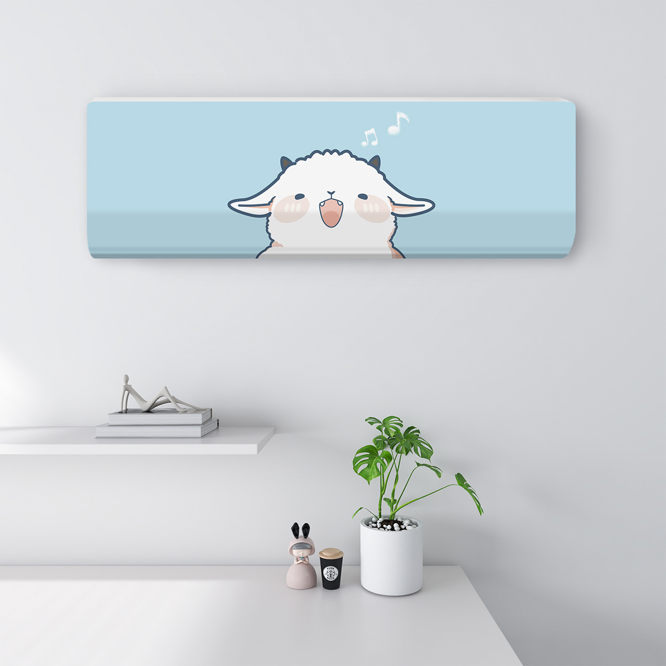 Aire acondicionado cubierta a prueba de polvo 2024 nueva cubierta de aire acondicionado colgante tipo colgante general Glimie todo incluido Haier cubierta de aire acondicionado