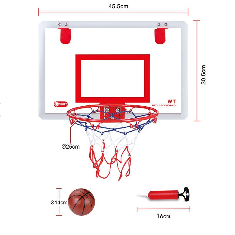 Dispositivo de puntuación para niños transfronterizos tablero de baloncesto montado en la pared Marco de baloncesto de interior sin perforaciones soporte de baloncesto juguetes deportivos