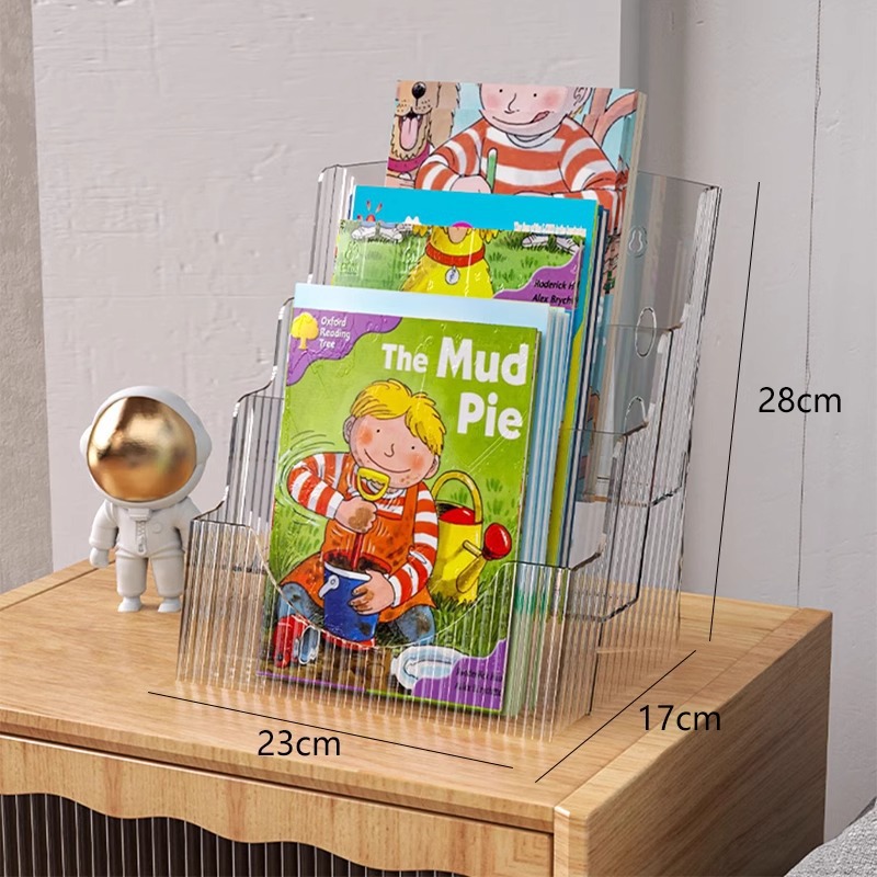 투명한 그림책 디스플레이 스탠드-1 팩