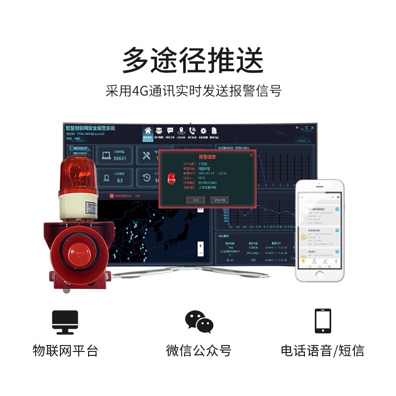巡鷹安防4G消防音光警報器音量調整音光警報器消防警報器|undefined