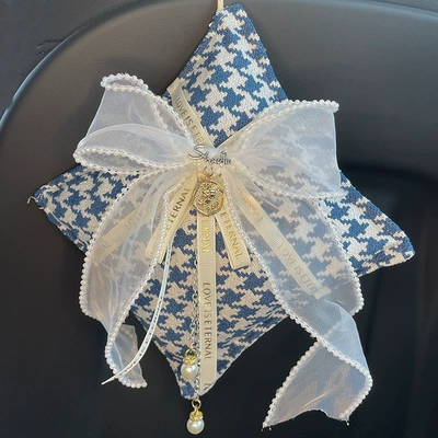 to Remove Formaldehyde and Odors — Aktiv kömürlü qoxu uducular - houndstooth-bamboo-charcoal-bag-blue-single-layer