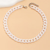 Acrylic fashionable universal chain from pearl, necklace