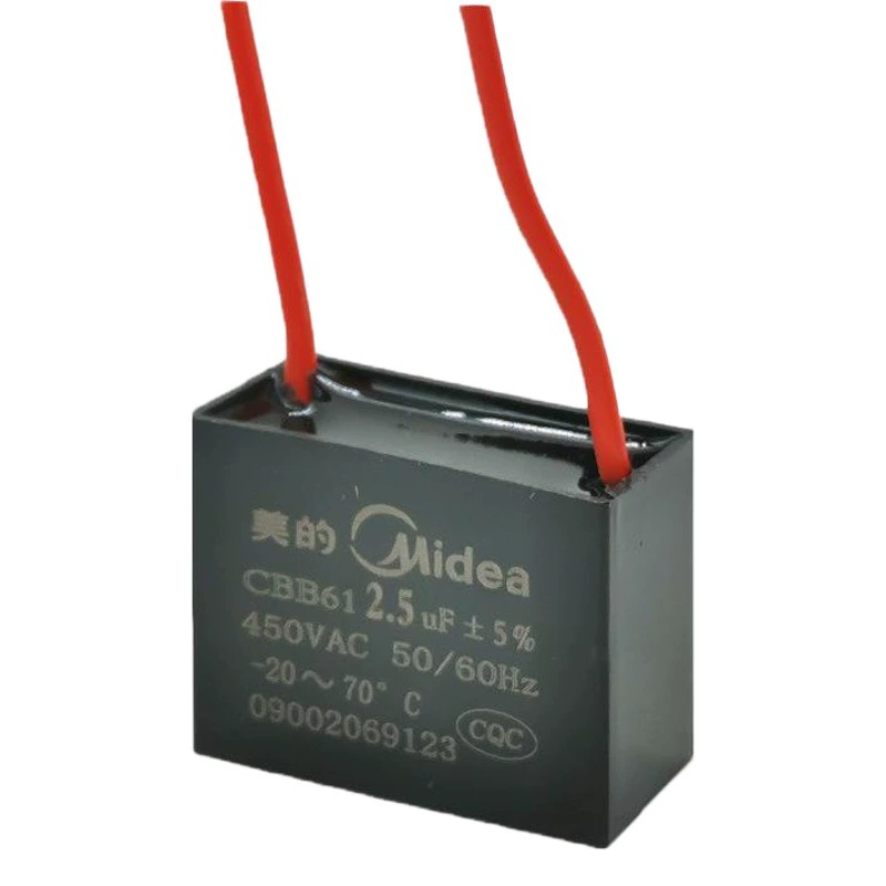 CBB61 конденсатор вентилятора оптом 2,5 мкФ Полная серия конденсатор вентилятора конденсатор потолочный вентилятор оптом Настольный вентилятор напольный