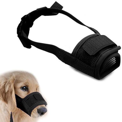 Happy Pet Dog Mouth Guard Anti-Bite Anti-Bark Dog Mask Adjustable Size Training Pet Supplies Can Drink Water