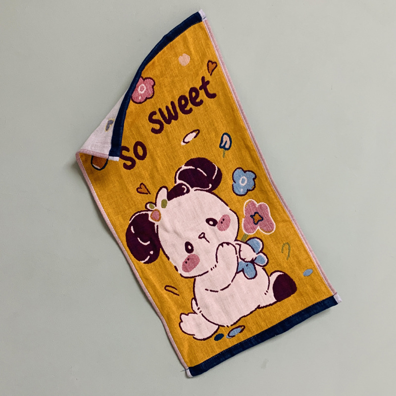 4 층 4 잎 개 큰 수건