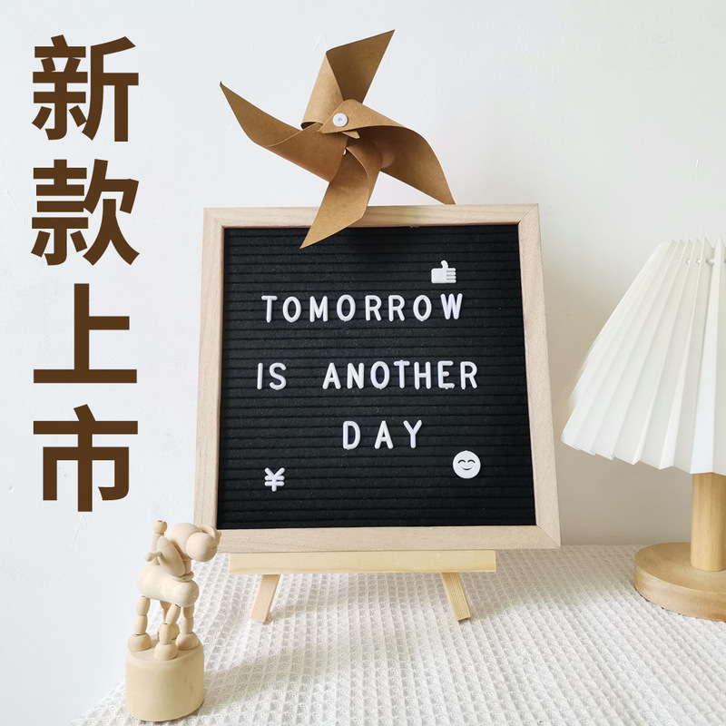 New ins Felt Letter Message Board Photo Frame Amazon feltletterboard Puzzle Board Wooden Bracket New ins Felt Letter Message Board Photo Frame Amazon feltletterboard Puzzle Board Wooden Bracket