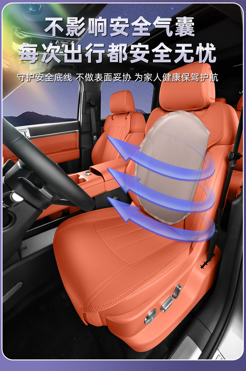 Suitable for 26 Models of Fang Cheng Bao Titanium 7 Car Seat Cushions, Universal for All Seasons, Modified Seat Cushions, Titanium 7 Accessories, Interior Seat Covers