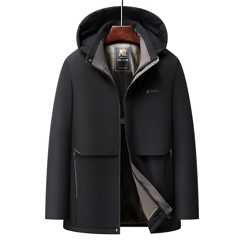 Chaqueta Acolchada con Grafeno y Felpa Térmica para Hombre