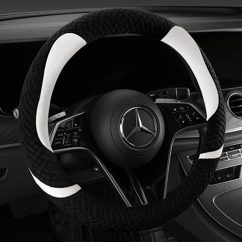 Чехол на руль Four Seasons Универсальный милый автомобильный женский нескользящий, впитывающий пот, чехол для автомобильной ручки Ice Silk, автомобильный защитный чехол, лето