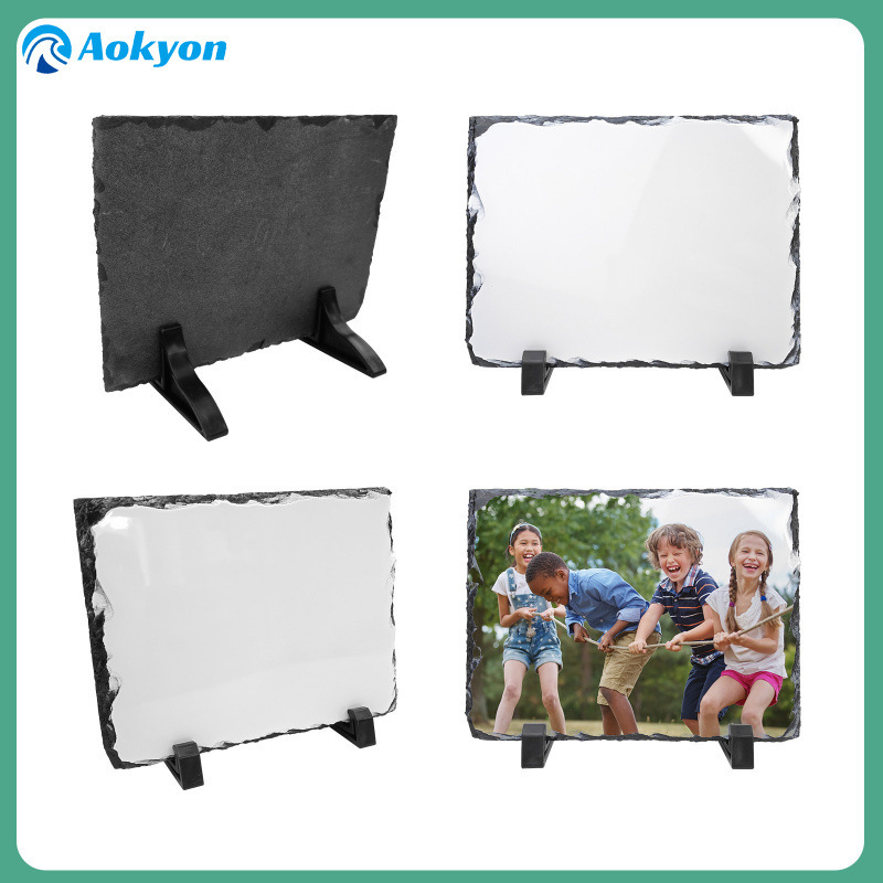 Thermal transfer rectangular slate painting natural slate blank coating sublimation rock special-shaped photo frame gift ornaments Thermal transfer rectangular slate painting natural slate blank coating sublimation rock special-shaped photo frame gift ornaments