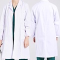 白大褂长袖短袖医生工作服实验室服装男女食品服白大褂