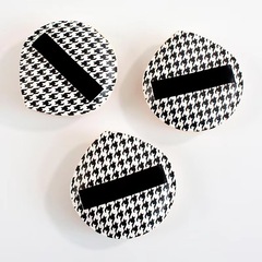 郭小妞同款氣墊粉撲柔軟千鳥格粉撲不吃粉大棉花糖粉撲黑鳳梨化妝