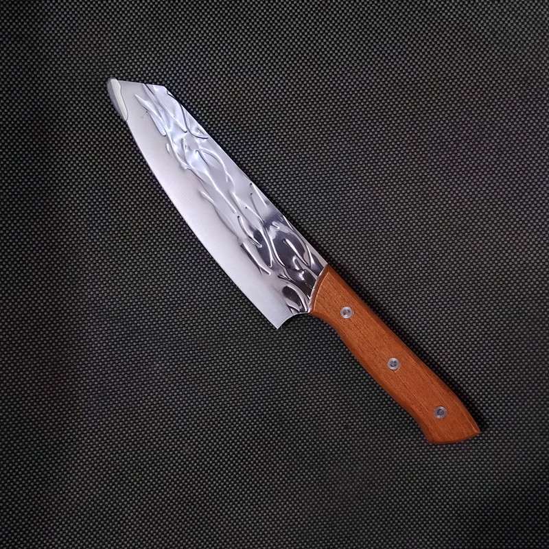 인쇄 된 물 리플 요리사 칼